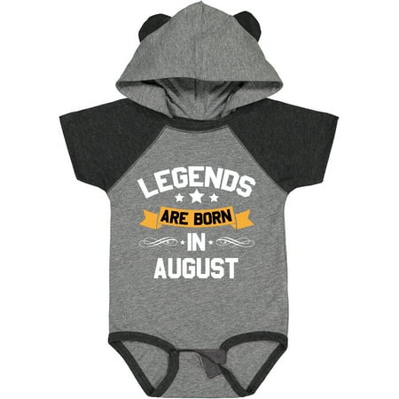 

Inktastic Legends Are Born in August Gift Baby Boy or Baby Girl Bodysuit