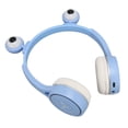 thumbnail image 2 of Children Bluetooth Headset Cute Big Eyes Children Cartoon Headphones with LED Light Microphone Blue, 2 of 8