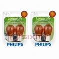 thumbnail image 3 of 2 pc Philips PY21WLLB2 Long Life Turn Signal Light Bulbs compatible with BP17638NALL, 3 of 3