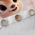 thumbnail image 4 of Castle Fairy Cute Deer Curtains Pack of 2 (42x84 Each) for Teenagers,Cartoon Jungle Animal Curtains Blackout,Kawaii Woodland Wildlife Bedroom Curtains,Breathable Home Decor, 4 of 6