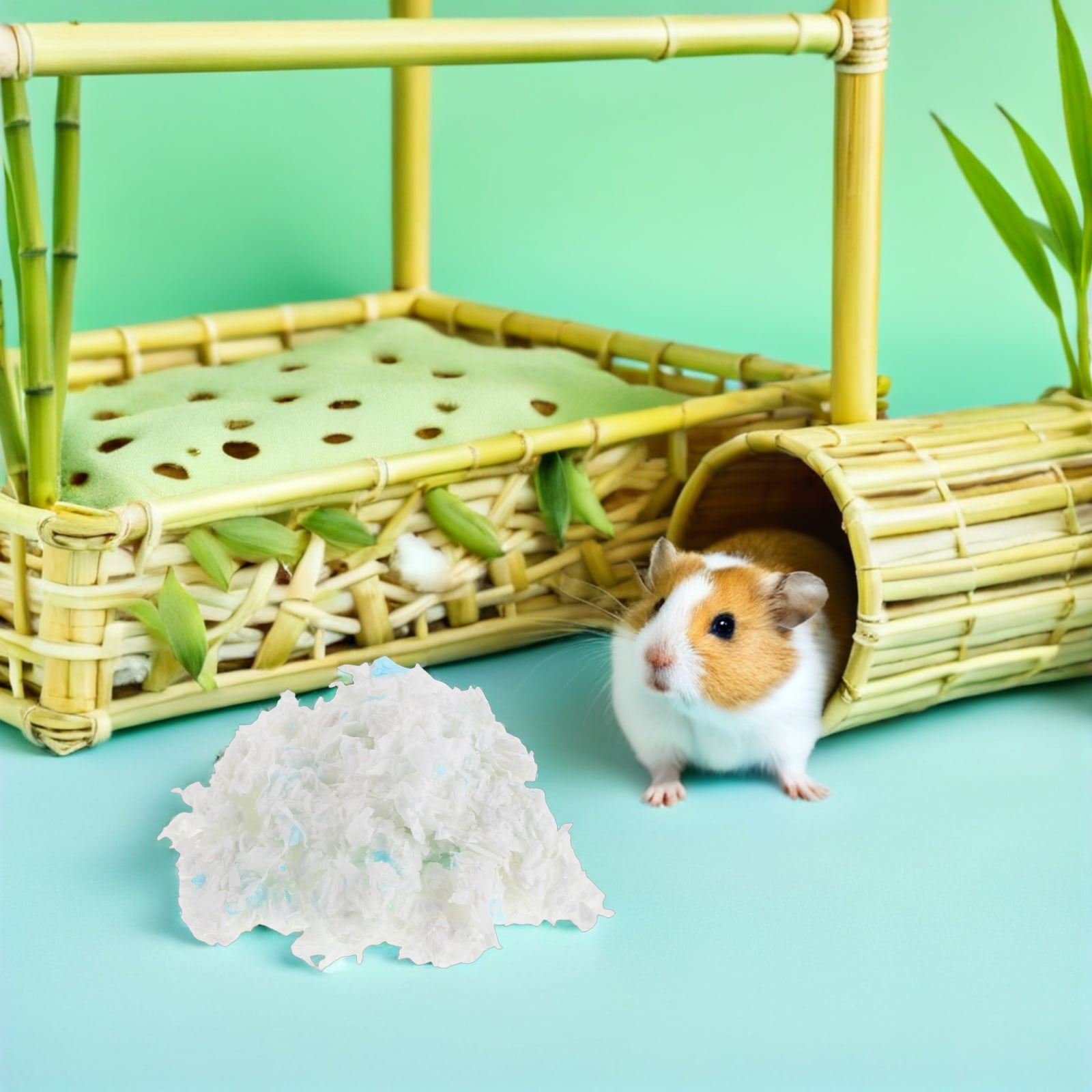 LOLIPPYY Soft Hamster Bedding Assorted Colors with Natural Wood Pulp for Comfortable Small Animal Habitat