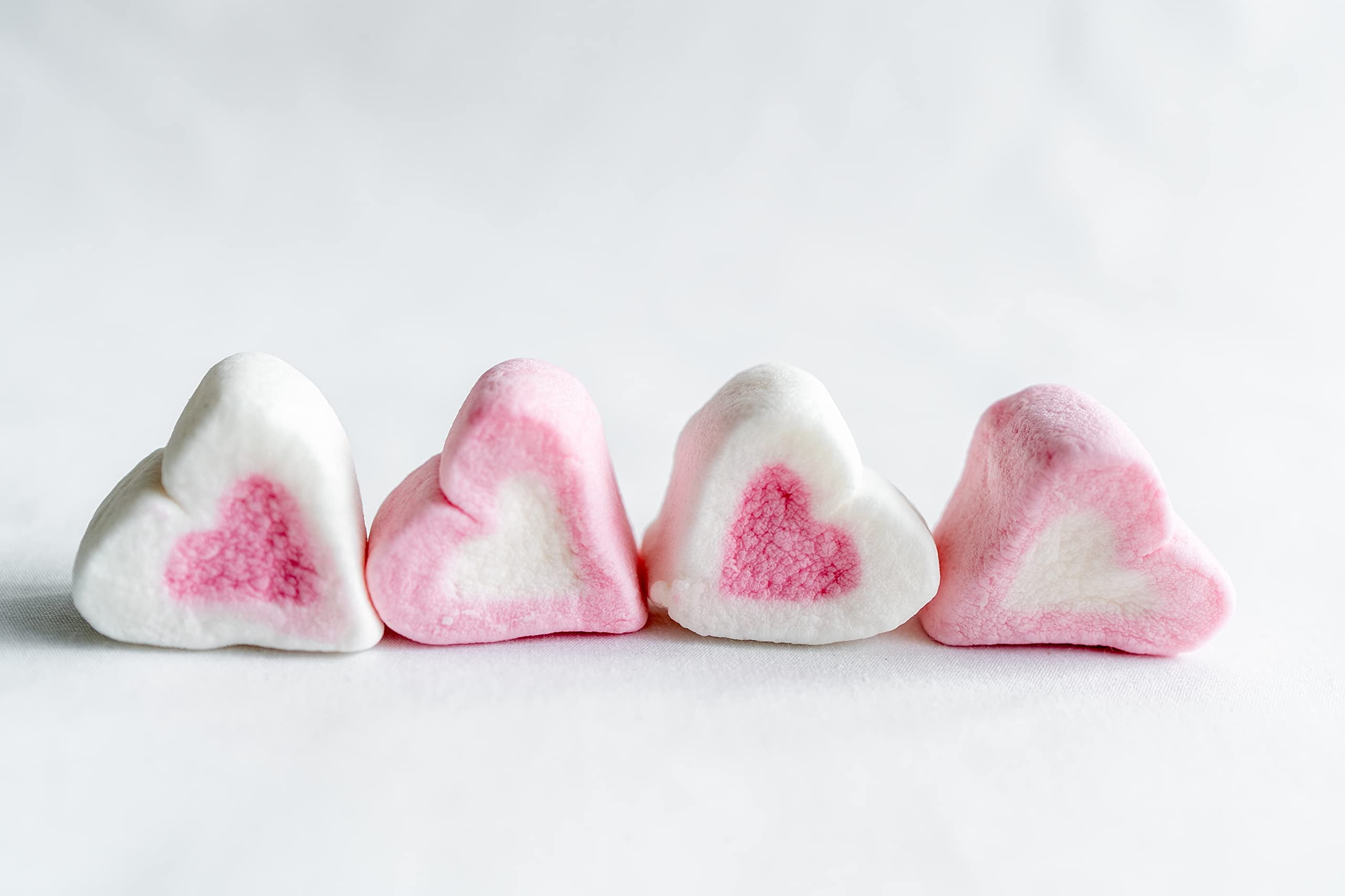 Pink Heart Shaped Marshmallows Stock Photo by ©dianazh 228780652
