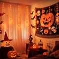 thumbnail image 4 of Luces de cortina YOLIGHT Wishing Ball, 200 LED, naranja, Halloween, 4 of 8
