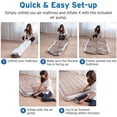 thumbnail image 3 of Etekcity Colchón de aire mejorado de tamaño individual, cama hinchable, colchón inflable con bomba recargable para invitados, ca, 3 of 9
