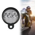thumbnail image 1 of Titular del disco de impuestos sobre motocicletas Accesorios de motocicleta impermeables fáciles de instalación de fiscales Protección contra el disco Negro, 1 of 8
