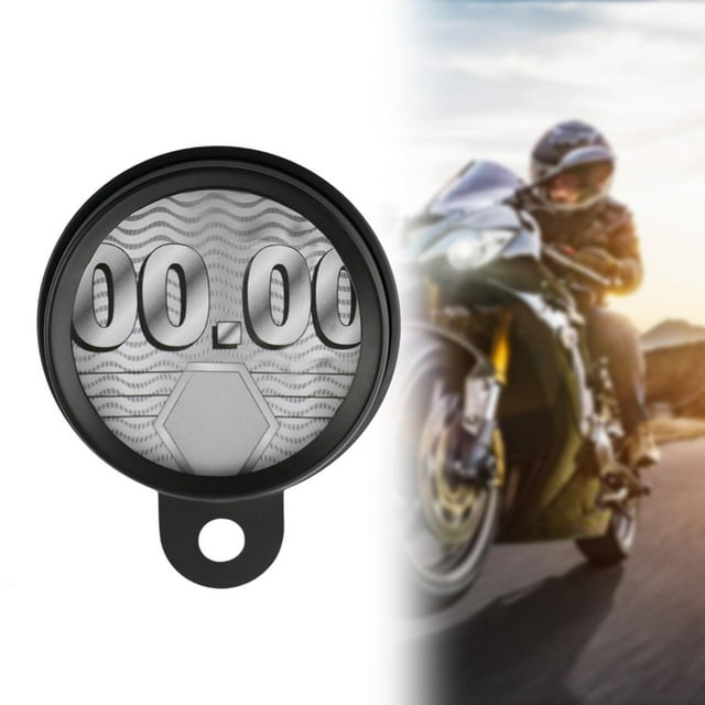 Titular del disco de impuestos sobre motocicletas Accesorios de motocicleta impermeables fáciles de instalación de fiscales Protección contra el disco Negro
