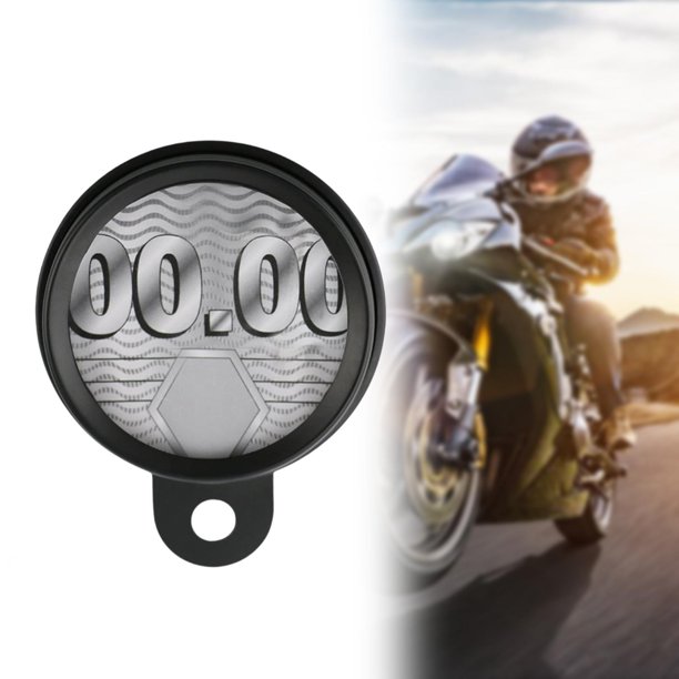 Titular del disco de impuestos sobre motocicletas Accesorios de motocicleta impermeables fáciles de instalación de fiscales Protección contra el disco Negro