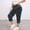 Camouflage, variant on Endives Womens Casual Pants Plus Size Casual Elastic Waist Loose Fit Linen Pant Women With Pockets Activewear S-6XL Black