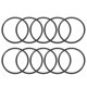thumbnail image 1 of 10 Piezas de Anillos de Goma Flexibles Industriales Negros de 33 x 2 mm para Sellado de Aceite, 1 of 5