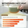 thumbnail image 4 of Ympuoqn Silicone Dish Drying Mat Non-Slip Silicone Mat Easy Clean Drying Mat Large Heat Dish Drainer Mat for Kitchen Counter Sink Refrigerator Or Drawer Easy To Clean on Clearance, 4 of 5