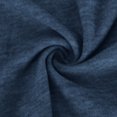 thumbnail image 6 of WREESH Womens Fashion Flowy Tops Long Sleeve V-Neck Solid Color Loose Lace Up Back Shoulder Drop T-Shirt Pullover Navy, 6 of 7