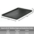 thumbnail image 3 of MidWest Homes for Pets Plastic Replacement Pan fits All MidWest Crates size 22 Inches, 3 of 7