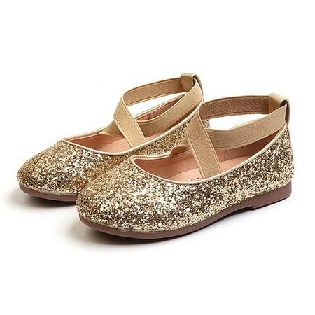 

Kids Baby Toddler Girls Sequins Bling Princess Shoes Dancing Shoes