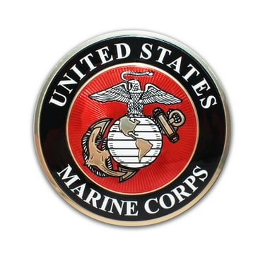 Electroplat Premium United States Marine Corps USMC Eagle 3D Embossed Decal Sticker