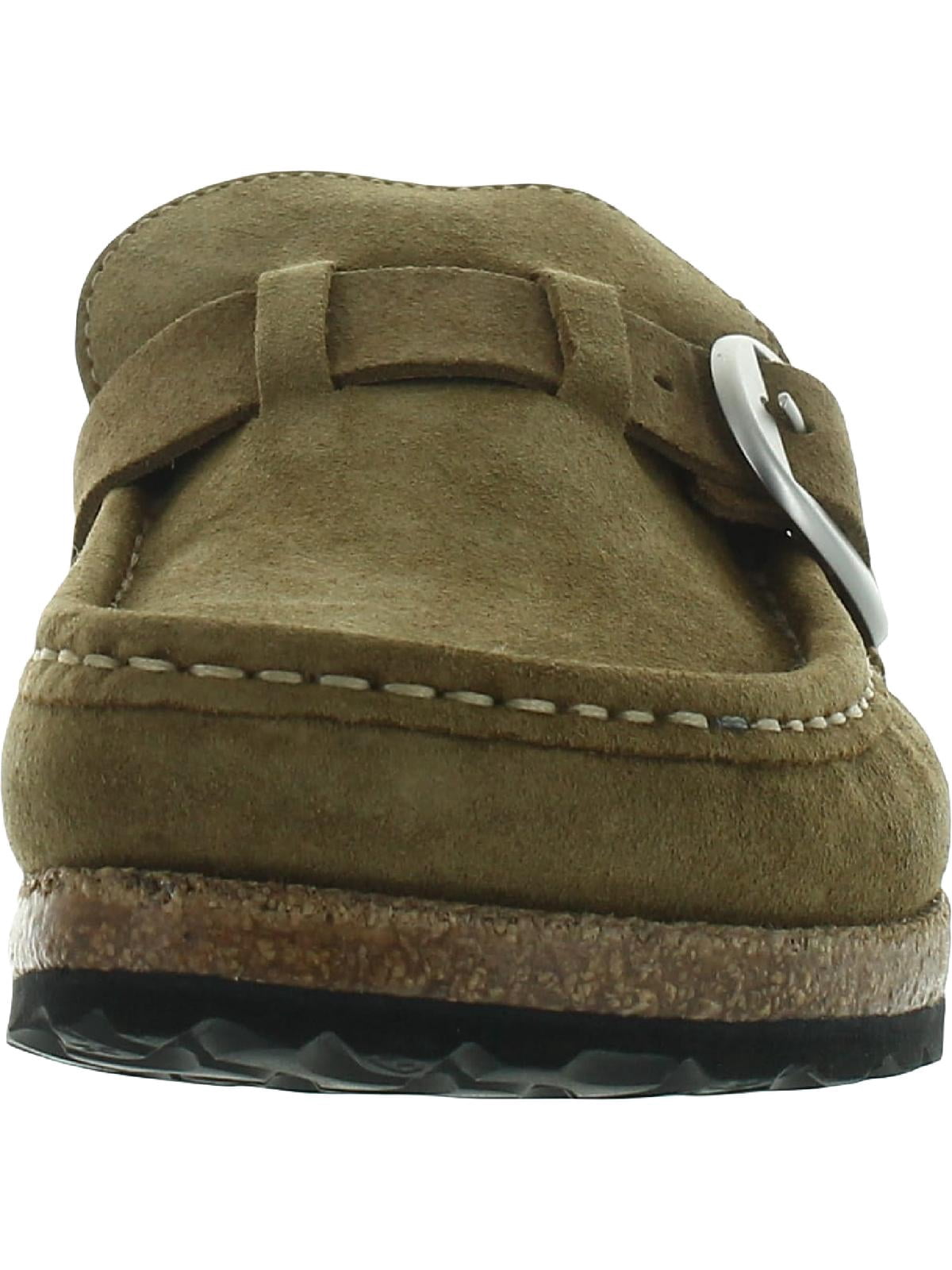 Birkenstock Womens Buckley Shearling Leather Slip On Loafers