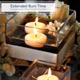 thumbnail image 3 of Floating Candle, Suitable For Wedding, Birthday, Holiday And Home Decoration, 5 Inches, White Wax, 12-piece Set, 3 of 3