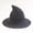 MZ1467 Thin Style-Dark Gray, variant on Stretch Knit Pointed Witch Hat, Foldable Wide Brim Wizard Hat for Halloween Cosplay Party-MZ1467 Thin Style-Khaki