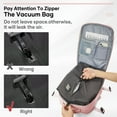 thumbnail image 2 of Vacuum Seal Compression Large Travel Backpack with Air Pump, Personal Item Airbag Carry on Backpacks Flight Approved, Airback Waterproof Work Compression Bags Travel Pump Business Laptop Suitcase, 2 of 9