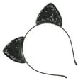 thumbnail image 4 of Decoración de orejas de gato, diademas reversibles con orejas de gato y lentejuelas, diadema con orejas de gato muy recomendada, 4 of 14
