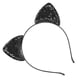thumbnail image 3 of Diadema Reversible con Orejas de Gato Nikou Lentejuelas Color Negro, 3 of 15