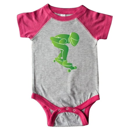 

Inktastic Skateboarder Longboarding Sports Gift Baby Boy Bodysuit