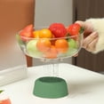 thumbnail image 4 of Oefntac Mini Coffee Table Tray Candy Coil Detachable Elevated Fruit Dish Snack Storage Home Use Decorative Display, 4 of 6