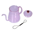 thumbnail image 3 of Coffee Kettle Glass Coffee Pot 600ML Coffee Drip Kettle Long Nozzle Kettle for Home KitchenPink, 3 of 15