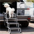 thumbnail image 5 of Jopath Foldable Dog Ramp for Cars, SUVs, Trucks, Portable Pet Dog Stairs for Large Dogs with Non-Slip Surface & Reinforced Design, Lightweight Yet Sturdy Supports Up to 250lbs black, 5 of 7