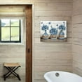 thumbnail image 6 of Farmhouse Bathroom Decor Wall Art Hydrangea in Mason Jar Theme Picture Framed Modern Artwork For Living Room Bedroom Office Home 12x16 In, 6 of 6