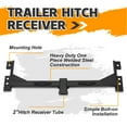 thumbnail image 5 of Kojem Rear Reinforcement Hidden Trailer Hitch Receiver for 1999-2007 Chevrolet Silverado GMC Sierra 1500, 5 of 13