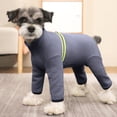 thumbnail image 5 of Dog Fleece Warm Coat,Dog Onesie Body Warmer,Dog Recovery Suit for Reduce Anxiety,Contains Shedding,Cold Weather Coats for Small Medium Dogs Dark Gray 2XL, 5 of 6