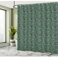 thumbnail image 5 of Ambesonne Botanical Shower Curtain, Tropical Leaves Jungle, 69"Wx70"L, Green Seafoam, 5 of 5