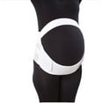 Elastic Maternity Pregnancy Support Belt Waist Back Band Brace White