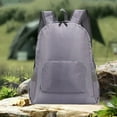 thumbnail image 5 of Hvmvliv Foldable Hiking Backpack Outdoor Travel Sackpack Mountaineering Bag Daily Sports Gym Bag Lightweight Backpack Large Capacity Folding Bag Gray, 5 of 6