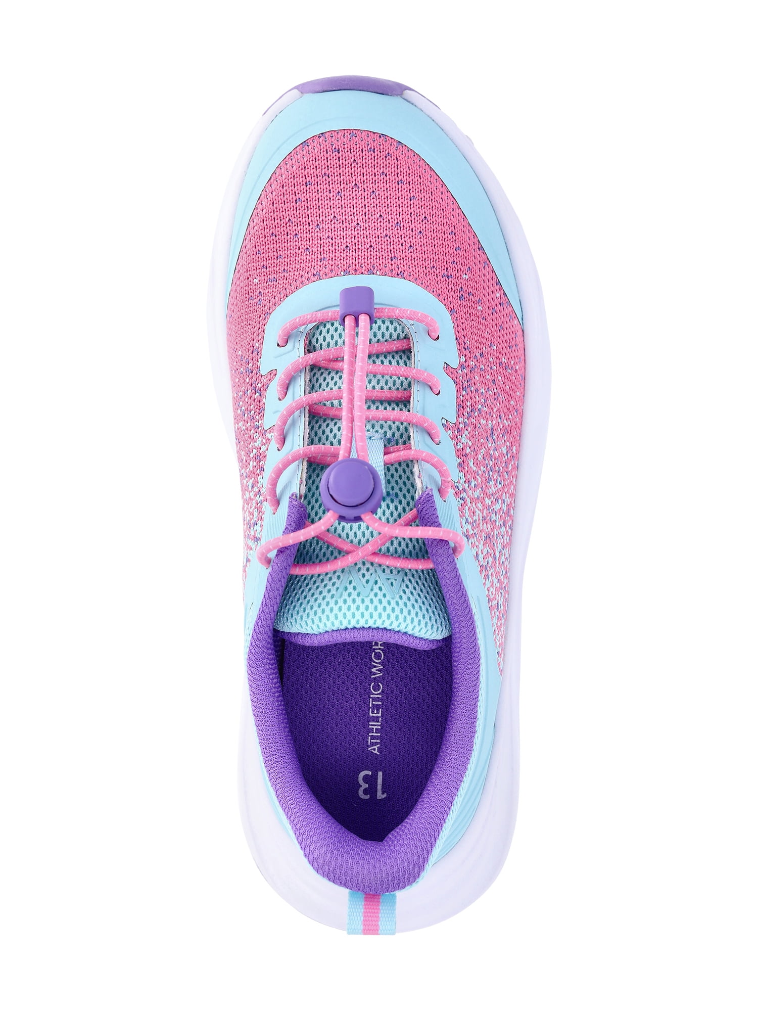 Athletic Works Little and Big Kids Bungee Knit Jogger Sneakers