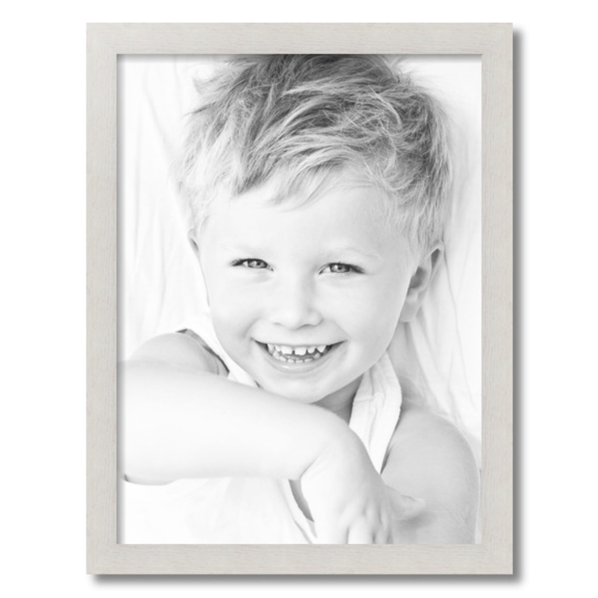 ArtToFrames 18" x 24" White Picture Frame, 18x24 inch White Wood Poster Frame (WOM-4331)