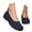 Blue, variant on CAIXAI Orthopedic Dress Shoes for Women Arch Support Sneakers for Women Classic on Womens Walking Shoes Mesh Knitted Woven Mary Jane Shoes Hands Free Workout Gym Shoes