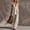 A02Beige, variant on Linen Sets for Women 2 Piece Outfits Lightweight Flowy Wide Leg Pull-On Palazzo Pants Soft 3/4 Sleeve Crewneck Linen Tops Vacation Resort Casual Travel Wear