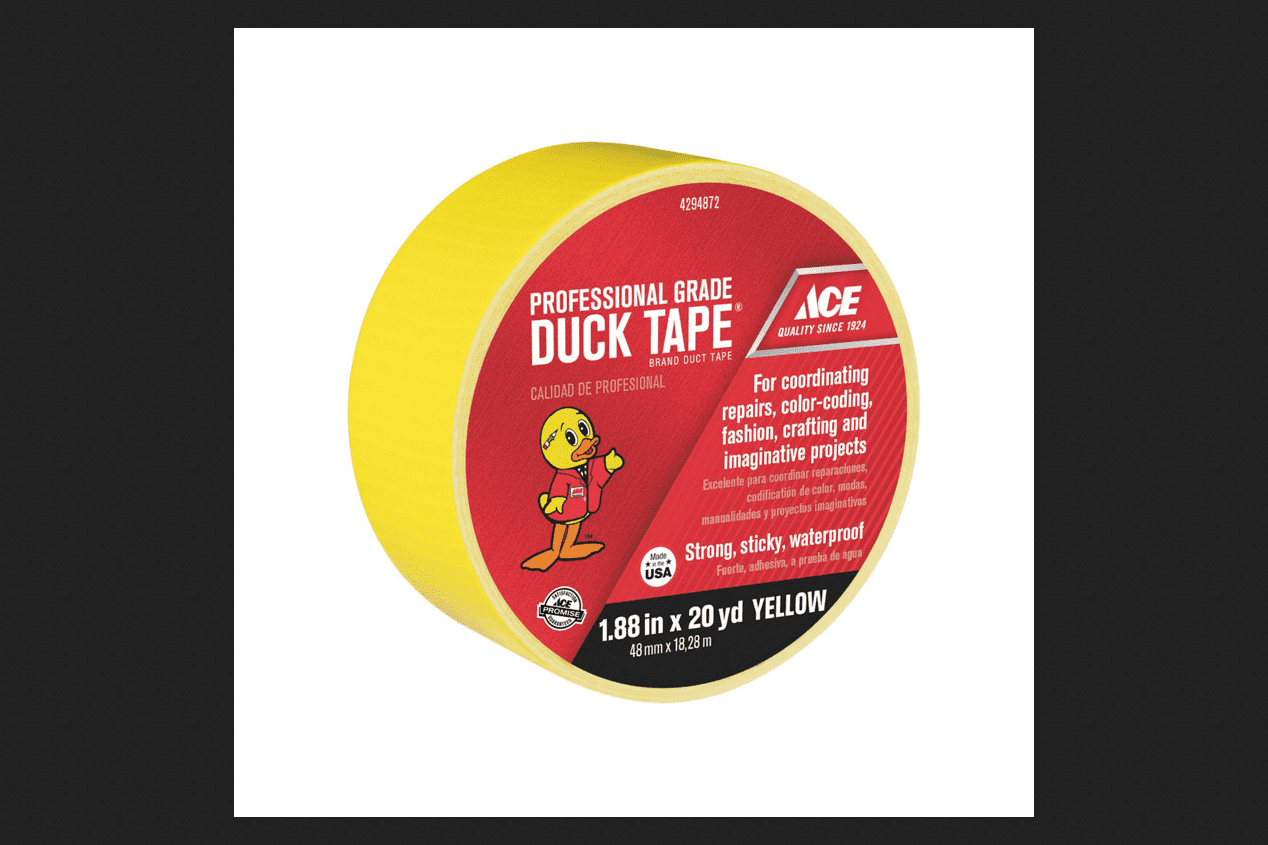 Ace Duct Tape 1.88 in. W x 20 yd. L Yellow