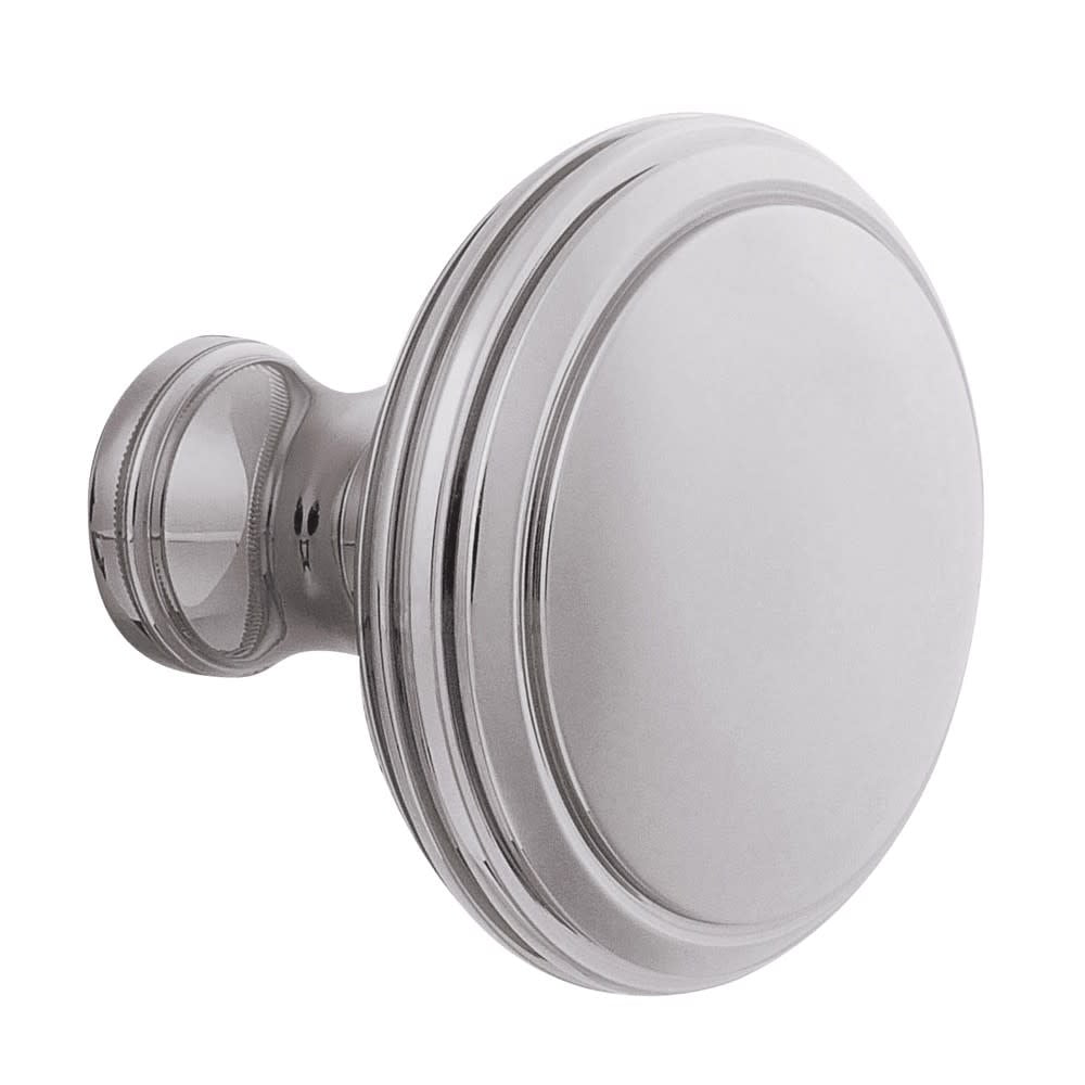 Baldwin 5069003MR Polished Brass Estate Knobs without Rosettes