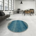 thumbnail image 3 of Ahgly Company Indoor Rectangle Abstract Glacial Blue Ice Blue Abstract Area Rugs, 5' x 8', 3 of 6