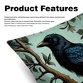 thumbnail image 2 of Crow Luxurious Velvet Throw Pillow Inserts with Unique Patterns - Set of 2 Chair Pillow Covers - Available in 16x16, 18x18, 20x20 Inches for All Occasions, 2 of 6
