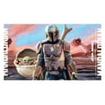 thumbnail image 2 of Star Wars: The Mandalorian Colorful Sky Sunset Stainless Steel Water Bottle White 17 oz., 2 of 3