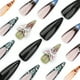 thumbnail image 5 of Kit de Manicura con Efecto Punteado y Uñas Postizas Difuminadas | 24 Placas de Abs, Lima, Pegatinas Adhesivas y Palito de Madera | Arte de Uñas Diy | Color Nude con Lazos y Lentejuelas | para Uso Dia, 5 of 7