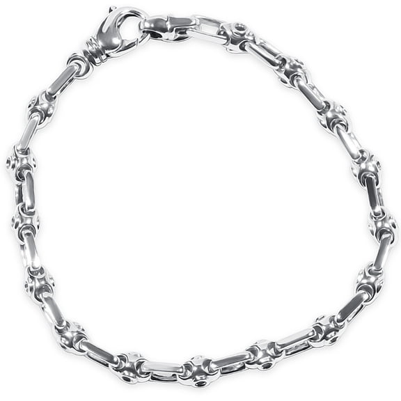 Pompeii Men's Designer Mariner Link 14k Gold (19gram) or Platinum (30gram) 5mm Bracelet