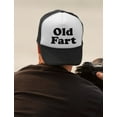 thumbnail image 3 of Old Fart - Funny Father's Day Gift for Dad - Dad Joke Trucker Hat Mesh Cap - One Size Fits Most - Black/White - Perfect for Grandpa, Husband, or Any Dad - Breathable and Comfortable Vintage Old, 3 of 4