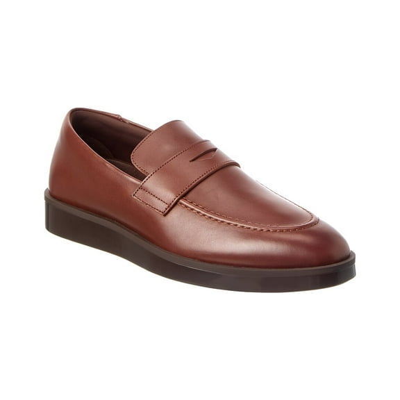 Wolf & Shepherd Closer Leather Loafer, 12, Brown