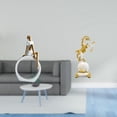 thumbnail image 2 of Figura Abstracta De Caballo Para Niña, Estatua De Mujer, Centro De Mesa, Dormitorio, Regalo Para Lectores, Estantería, Escultura De Granja, Colección Moderna Y Versátil, Adorno De Animal, 2 of 8