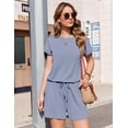 thumbnail image 5 of Ekouaer Short Jumpsuits for Women Summer Rompers Casual Beach Vacation Clothes, 5 of 6