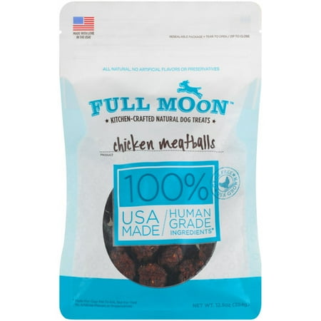 Full Moon Chicken Meatballs Dog Treats, 12.5 oz